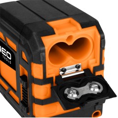 NEO TOOLS 75-142 Laser krzyżowy 20 m, z etui i uchwytem magnetycznym, czerwony 