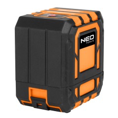 NEO TOOLS 75-142 Laser krzyżowy 20 m, z etui i uchwytem magnetycznym, czerwony 