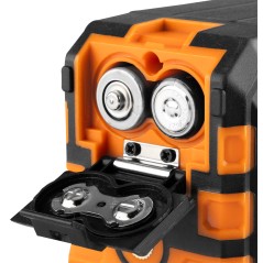 NEO TOOLS 75-142 Laser krzyżowy 20 m, z etui i uchwytem magnetycznym, czerwony 
