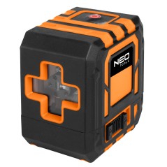 NEO TOOLS 75-142 Laser krzyżowy 20 m, z etui i uchwytem magnetycznym, czerwony 