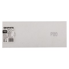 GRAPHITE 58T141 Siatka ścierna biała 115 x 280 mm, P80 