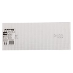 GRAPHITE 58T145 Siatka ścierna biała 115 x 280 mm, P180 