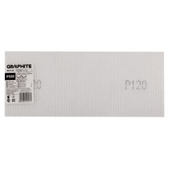 GRAPHITE 58T143 Siatka ścierna biała 115 x 280 mm, P120 