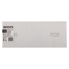 GRAPHITE 58T146 Siatka ścierna biała 115 x 280 mm, P220 