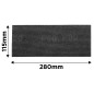 GRAPHITE 58T155 Siatka ścierna 115 x 280 mm, P150