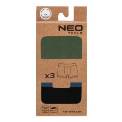 NEO TOOLS 81-678-XL Bokserki basic 2, 3-pack, rozmiar XL 