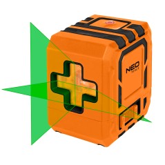 NEO TOOLS 75-142 Laser krzyżowy 20 m, z etui i uchwytem magnetycznym, czerwony 