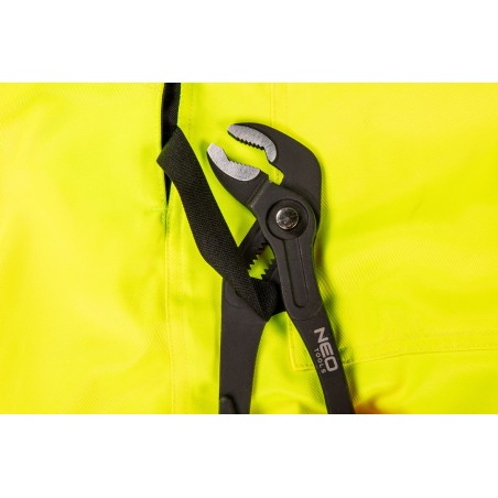 NEO TOOLS 81-777-XL Ogrodniczki robocze, ostrzegawcze, żółte, rozmiar XL