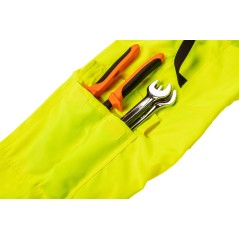 NEO TOOLS 81-777-XL Ogrodniczki robocze, ostrzegawcze, żółte, rozmiar XL 