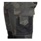 NEO TOOLS 81-350-1-XL Spodnie robocze Mix&Match, Canvas, wzmocnienia z Cordury, zielone moro, rozmiar XL