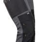NEO TOOLS 81-350-2-XL Spodnie robocze Mix&Match, Canvas, wzmocnienia z Cordury, szaro-czarne, rozmiar XL