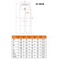 NEO TOOLS 81-350-2-XL Spodnie robocze Mix&Match, Canvas, wzmocnienia z Cordury, szaro-czarne, rozmiar XL
