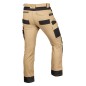 NEO TOOLS 81-350-3-L Spodnie robocze Mix&Match, Canvas, wzmocnienia z Cordury, beżowo-czarne, rozmiar L