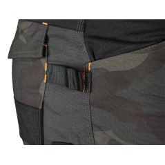 NEO TOOLS 81-350-1-L Spodnie robocze Mix&Match, Canvas, wzmocnienia z Cordury, zielone moro, rozmiar L 