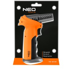 NEO TOOLS 19-908 Mikropalnik gazowy z zapłonem piezo, 360st., regulacja płomienia, pojemność 10g 