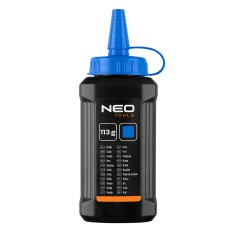 NEO TOOLS 49-952 Sznurek traserski 3:1, obudowa plastikowa + kreda niebieska 