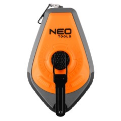 NEO TOOLS 49-951 Sznurek traserski 3:1, obudowa plastikowa + kreda czerwona