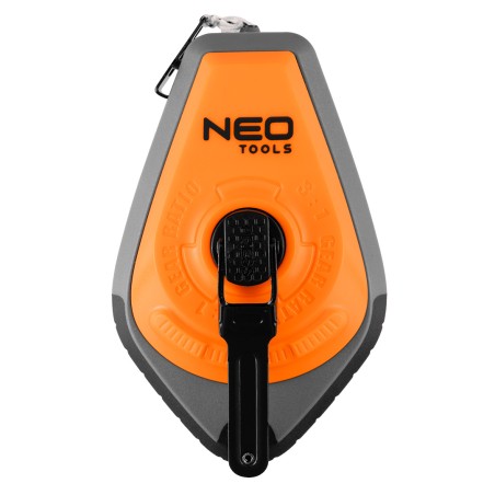 NEO TOOLS 49-951 Sznurek traserski 3:1, obudowa plastikowa + kreda czerwona