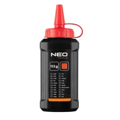 NEO TOOLS 49-951 Sznurek traserski 3:1, obudowa plastikowa + kreda czerwona 
