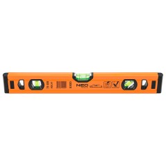 NEO TOOLS 71-131 Poziomnica aluminiowa S 300, 3 libelle, 40 cm 