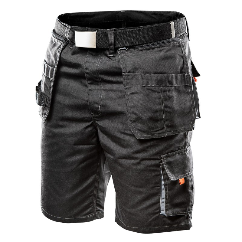 NEO TOOLS 81-270-LD Krótkie spodenki HD, pasek parciany, odpinane kieszenie, rozmiar LD/54