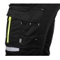 NEO TOOLS 81-795-XL Spodnie ostrzegawcze, czarno-żółte, rozmiar XL