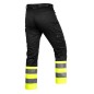 NEO TOOLS 81-795-S Spodnie ostrzegawcze, czarno-żółte, rozmiar S