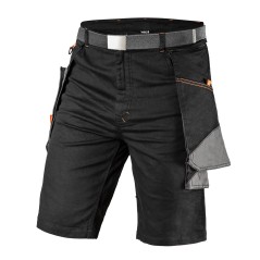 NEO TOOLS 81-278-XS Krótkie spodenki robocze HD Slim, pasek, rozmiar XS