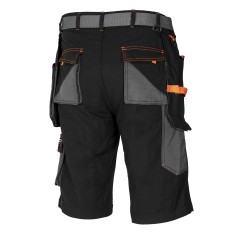 NEO TOOLS 81-278-XS Krótkie spodenki robocze HD Slim, pasek, rozmiar XS 