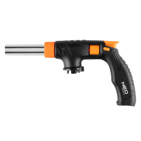 NEO TOOLS 20-028 Palnik gazowy z piezo, nakręcany 360st. z regulacją płomienia