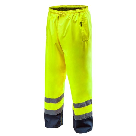 NEO TOOLS 81-770-M Spodnie robocze ostrzegawcze wodoodporne, żółte, rozmiar M