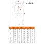 NEO TOOLS 81-287-2-XL Spodnie robocze Mix&Match, Canvas, czarne, rozmiar XL
