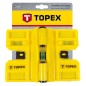 TOPEX 29C897 Poziomnica do słupków, ruchoma