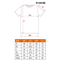 NEO TOOLS 81-644-XXL T-shirt OUTDOOR, las, rozmiar XXL 