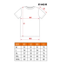 NEO TOOLS 81-642-M T-shirt z nadrukiem, MA SIĘ DA, rozmiar M 