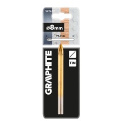 GRAPHITE 54T407 Wiertło uniwersalne TiN, 8 mm 