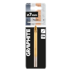 GRAPHITE 54T406 Wiertło uniwersalne TiN, 7 mm 