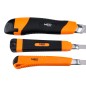 NEO TOOLS 63-714 Noże z ostrzem łamanym + ostrza, zestaw 26 sztuk