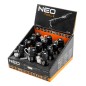 NEO TOOLS 99-129 Latarka akumulatorowa XPE+COB 220lm, wielokrotność 12 szt.