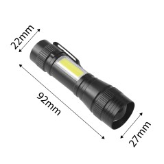 NEO TOOLS 99-129 Latarka akumulatorowa XPE+COB 220lm, wielokrotność 12 szt. 