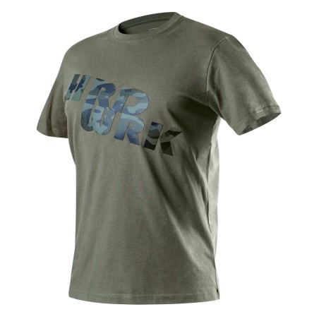 NEO TOOLS 81-612-XXL T-shirt roboczy oliwkowy CAMO, rozmiar XXL
