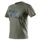 NEO TOOLS 81-612-XXL T-shirt roboczy oliwkowy CAMO, rozmiar XXL