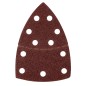 GRAPHITE 58T300 Papiery ścierne na rzep, żelazko 102 x 152 mm, P40, 5 szt., z 11 otworami