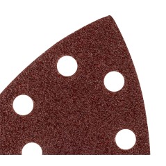 GRAPHITE 58T300 Papiery ścierne na rzep, żelazko 102 x 152 mm, P40, 5 szt., z 11 otworami 