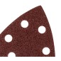GRAPHITE 58T300 Papiery ścierne na rzep, żelazko 102 x 152 mm, P40, 5 szt., z 11 otworami