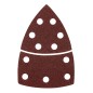 GRAPHITE 58T301 Papiery ścierne na rzep, żelazko 102 x 152 mm, P60, 5 szt., z 11 otworami