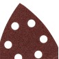 GRAPHITE 58T301 Papiery ścierne na rzep, żelazko 102 x 152 mm, P60, 5 szt., z 11 otworami
