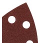 GRAPHITE 58T303 Papiery ścierne na rzep, żelazko 102 x 152 mm, P100, 5 szt., z 11 otworami