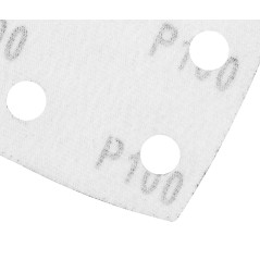 GRAPHITE 58T303 Papiery ścierne na rzep, żelazko 102 x 152 mm, P100, 5 szt., z 11 otworami 