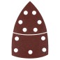 GRAPHITE 58T303 Papiery ścierne na rzep, żelazko 102 x 152 mm, P100, 5 szt., z 11 otworami